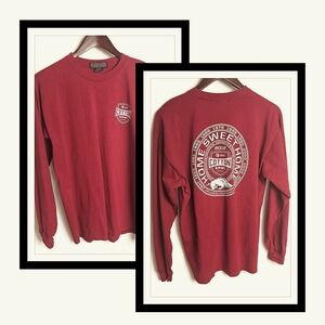 Vintage 2012 Cotton Bowl Arkansas Razorback Souvenir Long Sleeve T-Shirt Size L